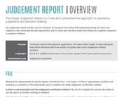 Judgment Report Overview